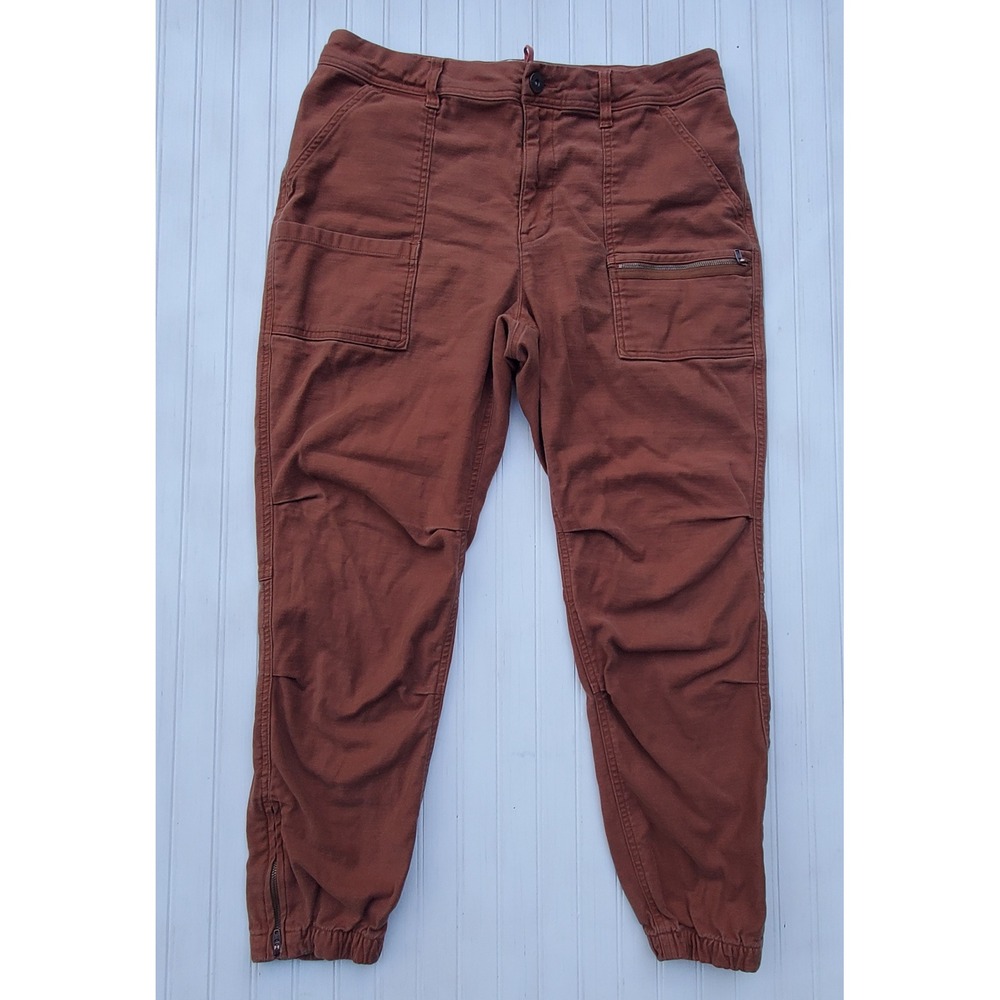 REI Co-op Wallace Lake Jogger Pants Rust Brown Utility Hiking Womens 12 - Picture 2 of 12